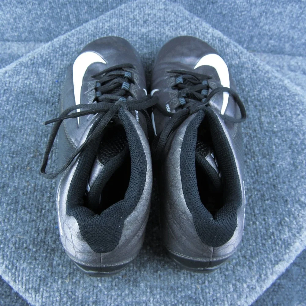 Nike Alpha Men Football Cleats Shoes‎ Black Synthetic Lace Up Size 8 Medium_6